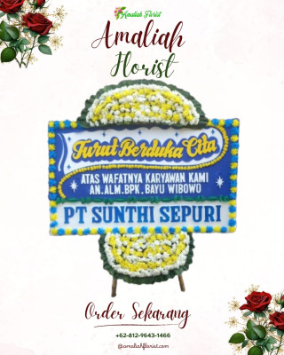Papan Bunga Duka di Teritip